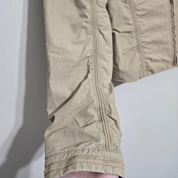 Women's A/X Armani Exchange Cotton Beige Sport Full Zip Blazer Jacket in size S - Picture 5 of 15